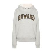 Grijze Hoodie met Stijl Howard Wales Bonner , Gray , Heren