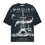 T-shirt met print Y/Project , Black , Heren