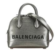 Pre-owned Leather balenciaga-bags Balenciaga Vintage , Gray , Dames