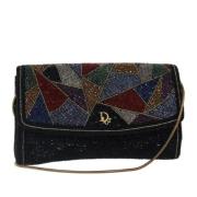 Pre-owned Fabric shoulder-bags Dior Vintage , Black , Dames