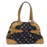 Pre-owned Canvas louis-vuitton-bags Louis Vuitton Vintage , Black , Da...