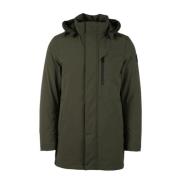 Parka Jas met Bontvoering Woolrich , Green , Heren