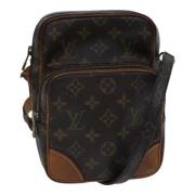 Pre-owned Canvas shoulder-bags Louis Vuitton Vintage , Brown , Dames