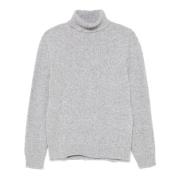 Grijze Gebreide Trui Melange Kasjmier Wol Dsquared2 , Gray , Heren