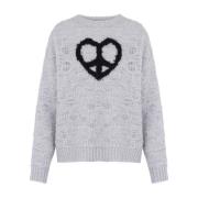 Stijlvolle Sweaters Collectie Moschino , Gray , Dames