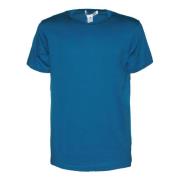 Blauwe Gebreide T-shirts en Polo's Comme des Garçons , Blue , Heren