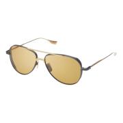 Zwarte IJzer Geel Gouden Zonnebril Dita , Yellow , Unisex