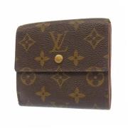 Pre-owned Canvas wallets Louis Vuitton Vintage , Brown , Dames