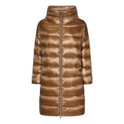 Bruine Elegante Jas & Jas Aw24 Herno , Brown , Dames