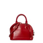 Pre-owned Leather louis-vuitton-bags Louis Vuitton Vintage , Red , Dam...