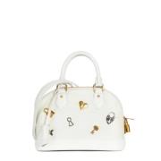 Pre-owned Leather louis-vuitton-bags Louis Vuitton Vintage , White , D...