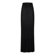 Zwarte Geplooide Rok Nensi Dojaka , Black , Dames