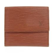 Pre-owned Leather wallets Louis Vuitton Vintage , Brown , Dames