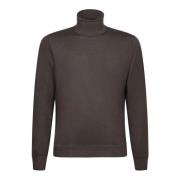 Bruine Gebreide Kleding voor Mannen Aw24 Dell'oglio , Brown , Heren