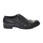 Zwarte Leren Oxford Schoenen Hundred100 , Black , Heren