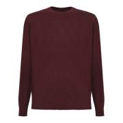 Bordeaux Gebreide Kleding Aw24 Dell'oglio , Red , Heren