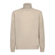 Witte Gebreide Kleding voor Moderne Man Dell'oglio , Beige , Heren