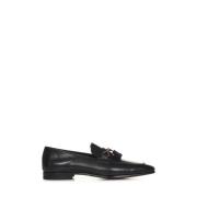 Zwarte leren loafers met kwastjes Tom Ford , Black , Heren