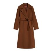 Wollen en Kasjmier Wikkeljas Max Mara , Brown , Dames