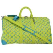 Pre-owned Leather louis-vuitton-bags Louis Vuitton Vintage , Green , D...