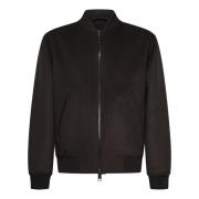 Mahonie Bomberjack Aw24 Brioni , Brown , Heren