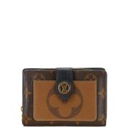 Pre-owned Canvas wallets Louis Vuitton Vintage , Brown , Dames