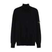 Blauwe Sweatshirt Moderne Modestijl Stone Island , Blue , Heren