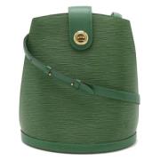 Pre-owned Leather louis-vuitton-bags Louis Vuitton Vintage , Green , D...