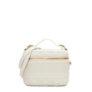 Pre-owned Leather handbags Dior Vintage , White , Dames