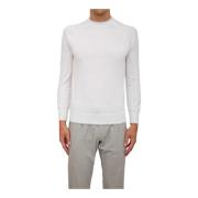 Bianco Ronde Hals Sweater Eleventy , White , Heren