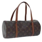 Pre-owned Canvas handbags Louis Vuitton Vintage , Brown , Dames