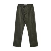 Elastisch Koord Chino Broek Anerkjendt , Blue , Heren