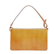 Pre-owned Leather clutches Louis Vuitton Vintage , Beige , Dames