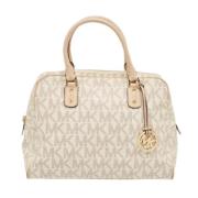 Pre-owned Canvas handbags Michael Kors Pre-owned , White , Dames