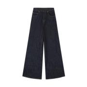 Hoge taille lange been jeans Margaux Lonnberg , Blue , Dames