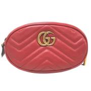 Pre-owned Leather gucci-bags Gucci Vintage , Red , Dames