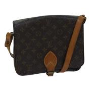 Pre-owned Canvas louis-vuitton-bags Louis Vuitton Vintage , Brown , Da...