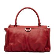 Pre-owned Leather gucci-bags Gucci Vintage , Red , Dames