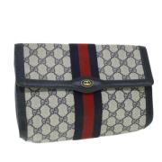 Pre-owned Canvas clutches Gucci Vintage , Multicolor , Dames