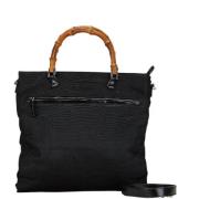 Pre-owned Canvas handbags Gucci Vintage , Black , Dames