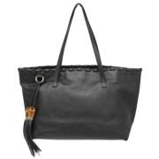 Pre-owned Leather gucci-bags Gucci Vintage , Black , Dames