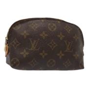 Pre-owned Canvas pouches Louis Vuitton Vintage , Brown , Dames