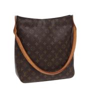 Pre-owned Canvas handbags Louis Vuitton Vintage , Brown , Dames