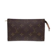 Pre-owned Canvas clutches Louis Vuitton Vintage , Brown , Dames