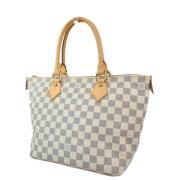 Pre-owned Canvas louis-vuitton-bags Louis Vuitton Vintage , White , Da...