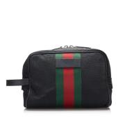 Pre-owned Fabric clutches Gucci Vintage , Black , Dames