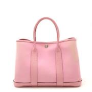 Pre-owned Canvas handbags Hermès Vintage , Pink , Dames