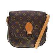 Pre-owned Canvas shoulder-bags Louis Vuitton Vintage , Brown , Dames