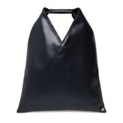 Zwarte Driehoek Ontwerp Top Handtas Maison Margiela , Black , Dames