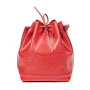 Pre-owned Leather louis-vuitton-bags Louis Vuitton Vintage , Red , Dam...